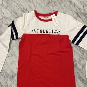 NWT JANIE & Jack long sleeve Athletics baseball style T.others posted separately